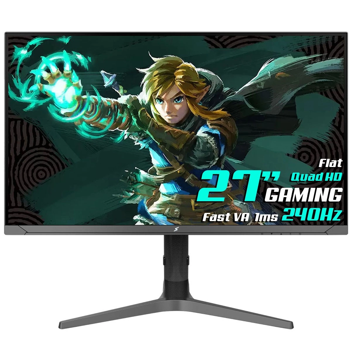 Monitor Gamer SuperFrame Epic 27 Pol Quad HD Fast VA 1ms