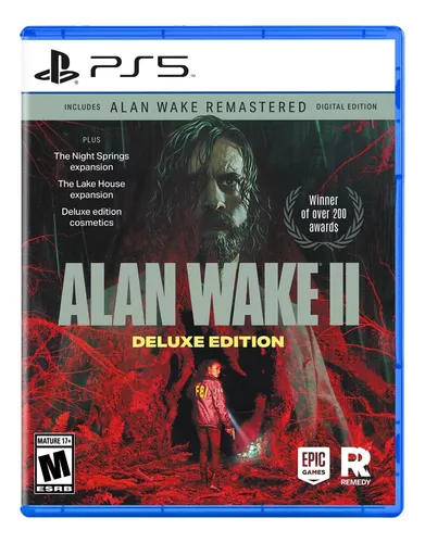 Alan Wake 2 Ii Ps5 Deluxe Edition Mídia Física Lacrado